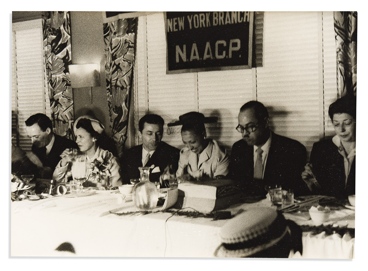 (ENTERTAINMENT.) Carl Van Vechten, photographer. Josephine Baker attending the "Josephine Baker Day" NAACP luncheon in her honor.